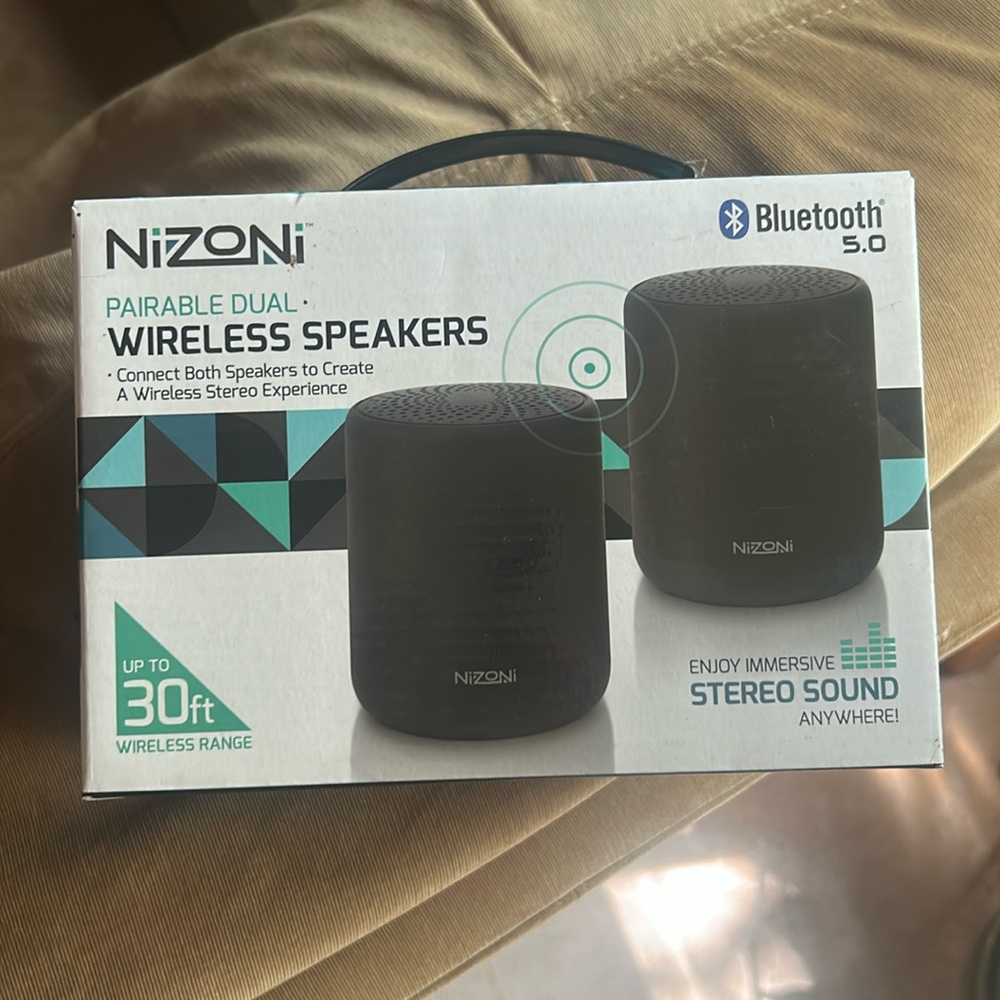 Black Wireless Bluetooth Speakers